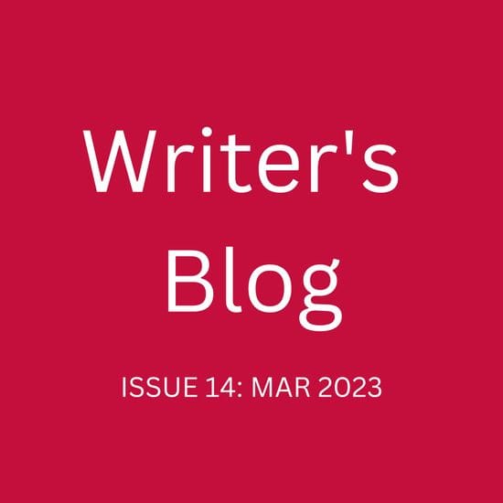 Writer's Blog: Issue 14